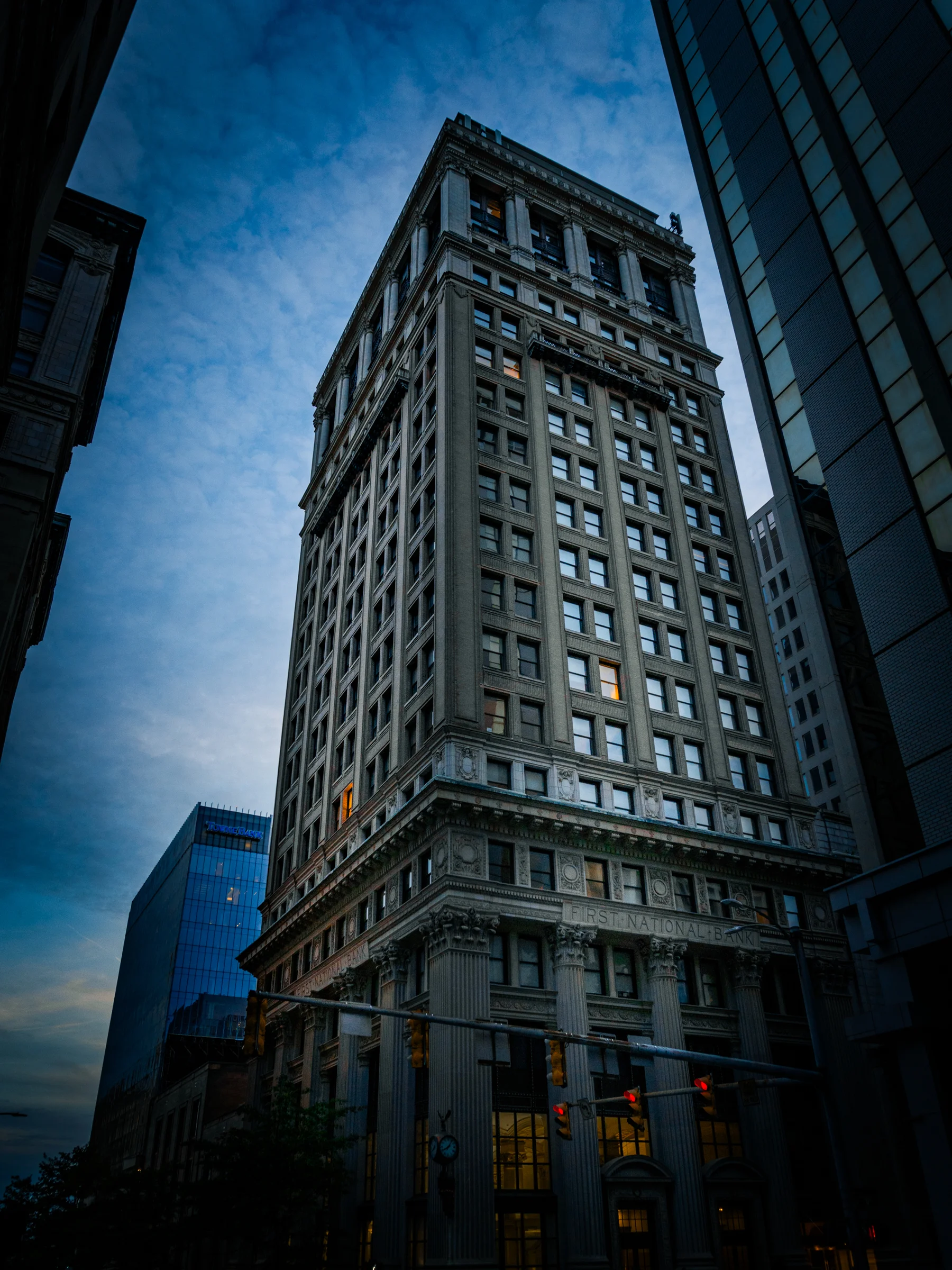 Downtown Architecture at Night