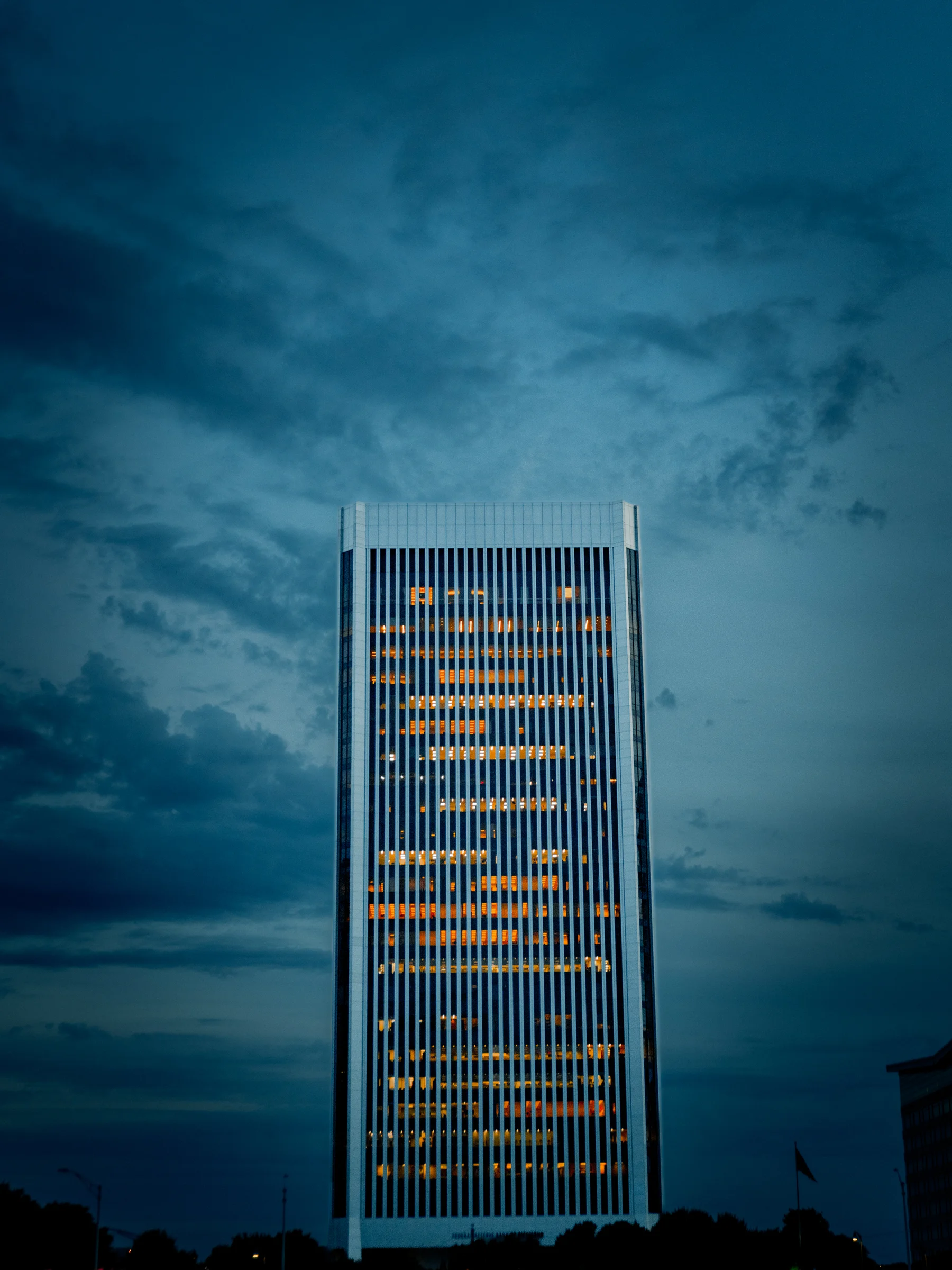 James Monroe Building at Blue Hour