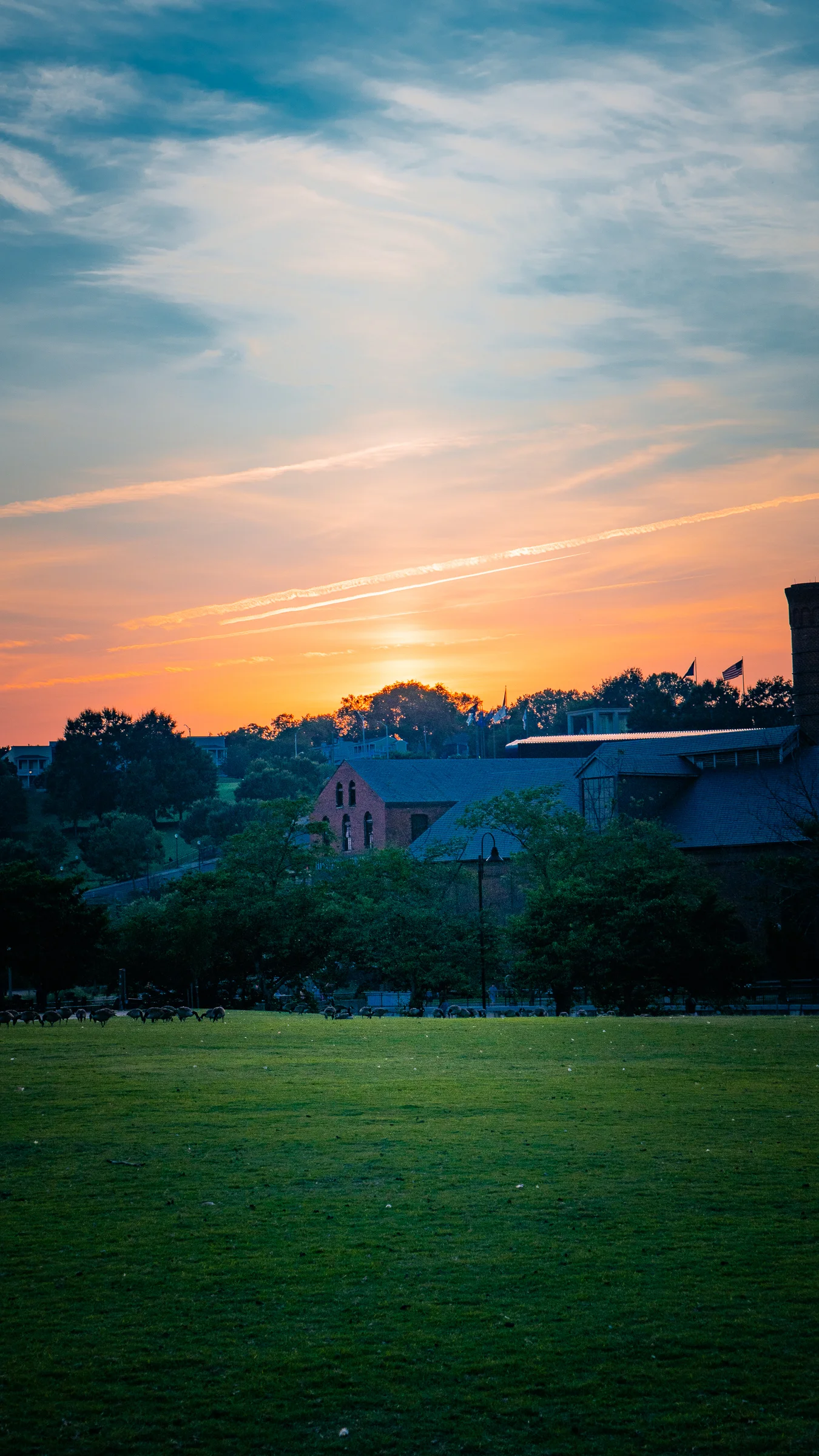 Monroe Park at Sunset