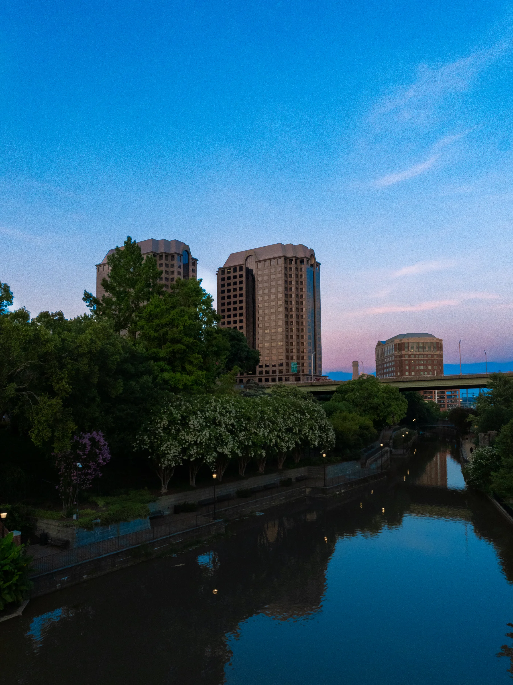 Kanawha Canal at Blue Hour