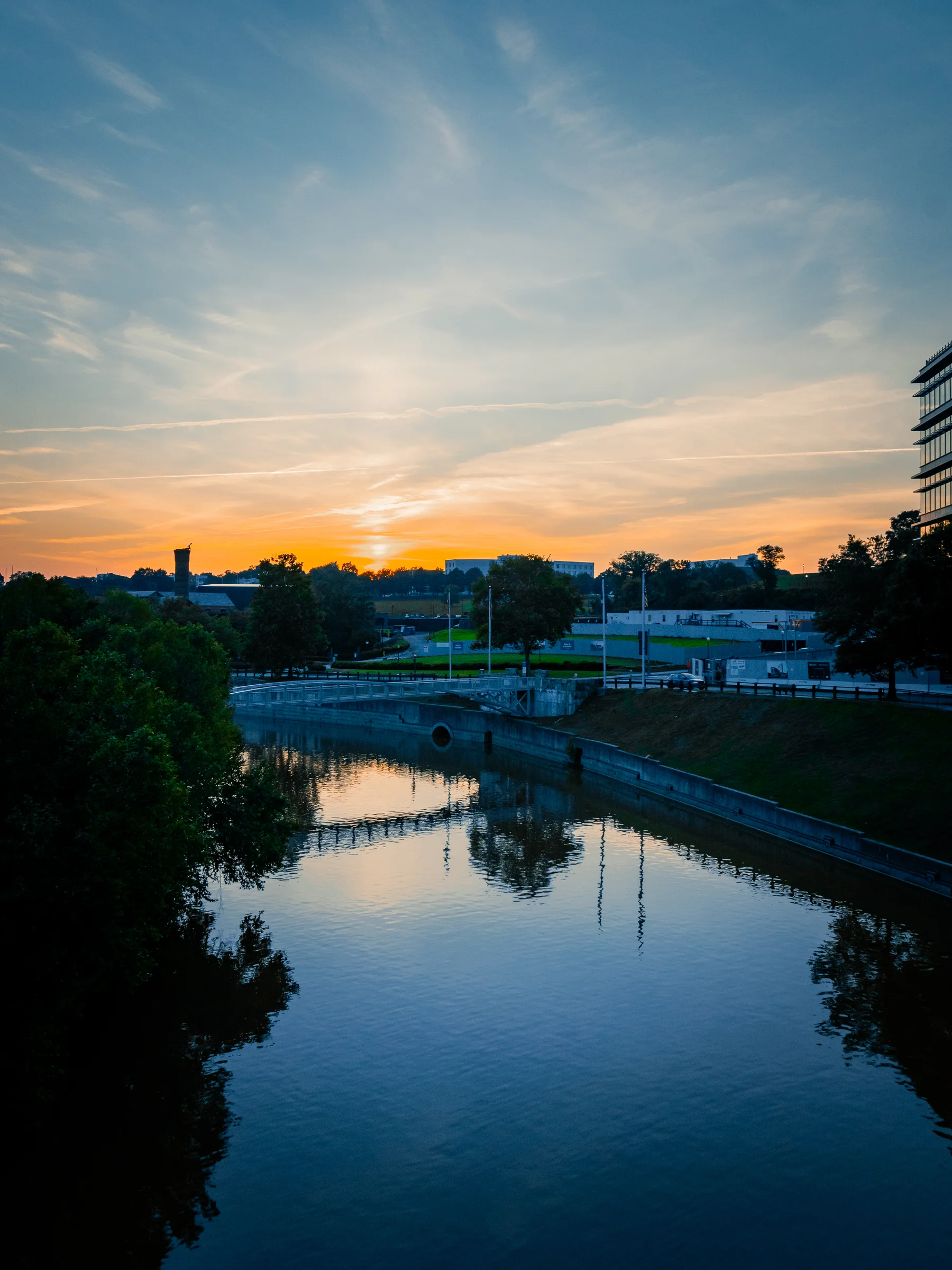 Downtown Richmond Canal Scene